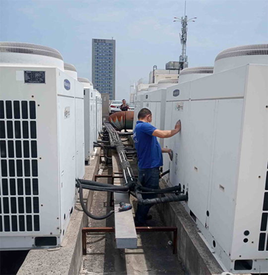 鸡泽中央空调制热和不制冷系统维修方法